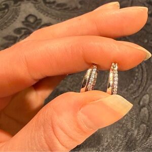 Elegant Silver Hoop Earrings